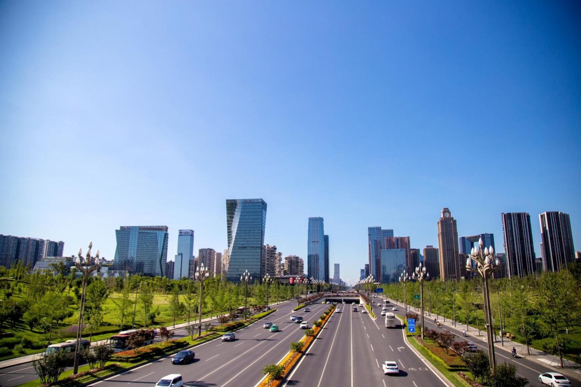 Holiday Inn Chengdu Century City-Easttower Exterior foto
